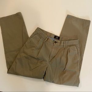 Dark Brown/Beige Dockers Classic Fit Khaki